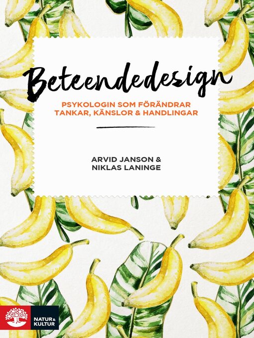 Titeldetaljer för Beteendedesign av Arvid Janson - Tillgänglig